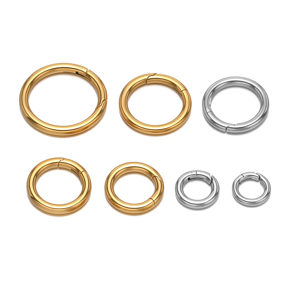 2Pcs/Lot Round Spring Clasps S - огляд і ціна Jewelry Making Metal