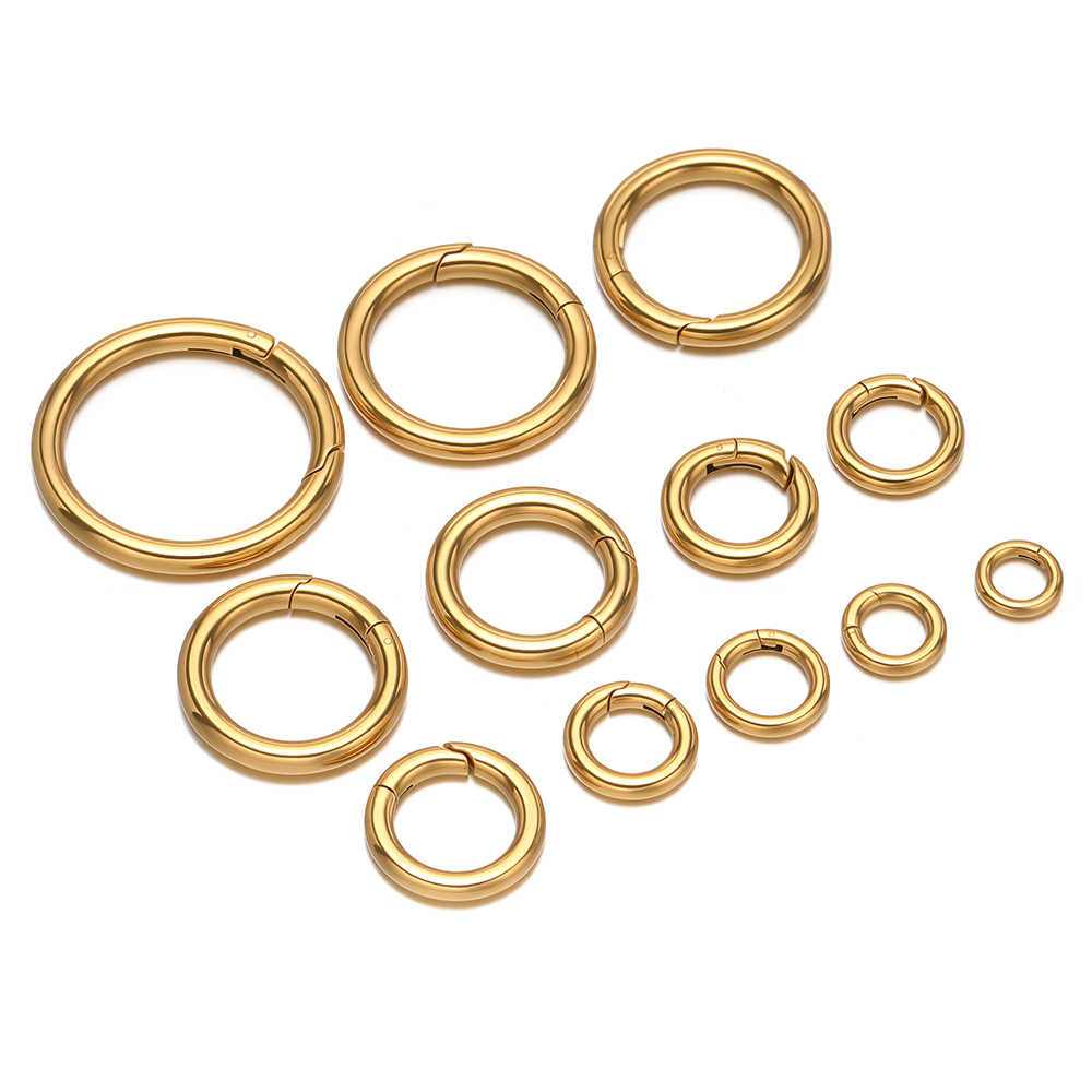 2Pcs/Lot Round Spring Clasps S - огляд і ціна Jewelry Making Metal