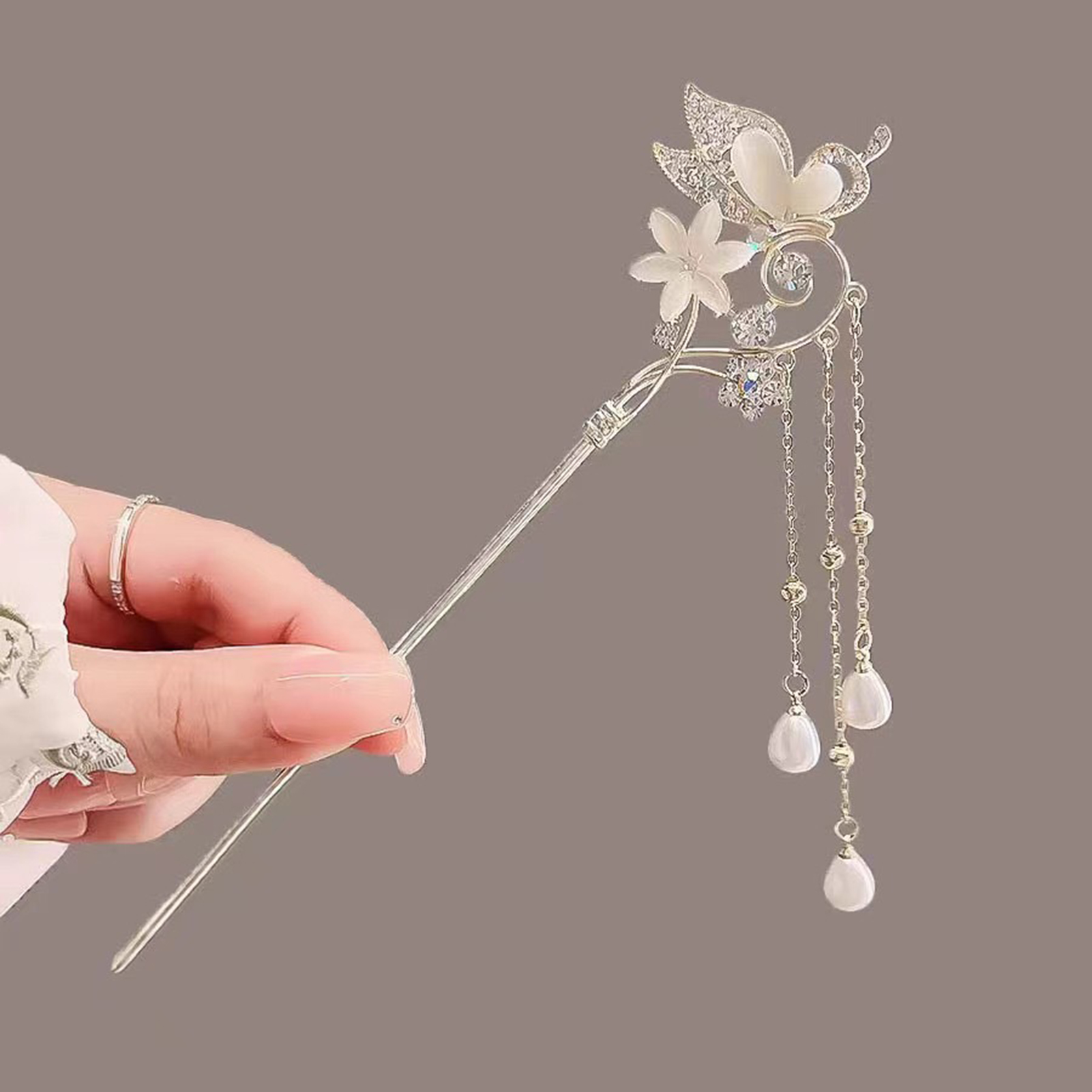 Female Hair Stick Hairpin Cat  - огляд і ціна Jewelry Making Adults