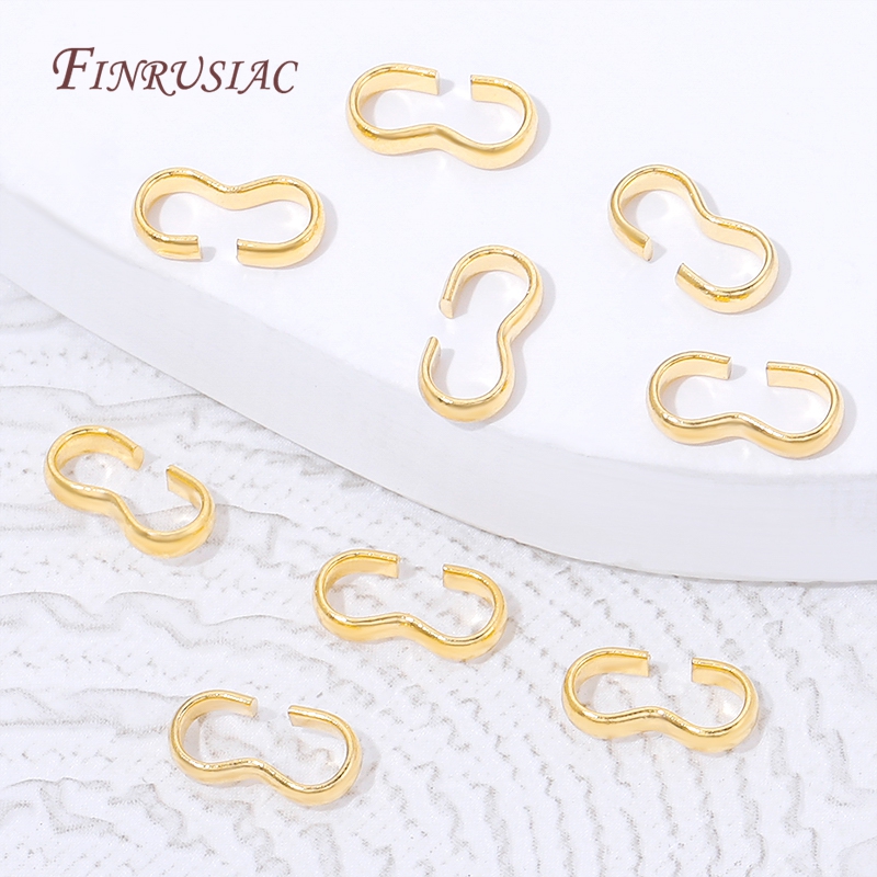 18K Gold Plated Open S Hook Cl - огляд і ціна Jewelry Making Jump Rings