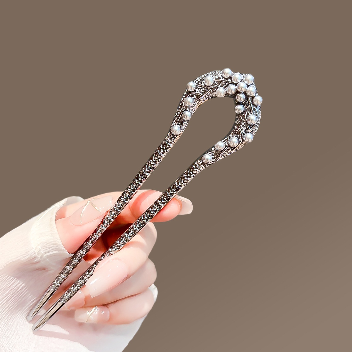 New Pearl U Shaped Hairpin For - огляд і ціна Jewelry Making Adults