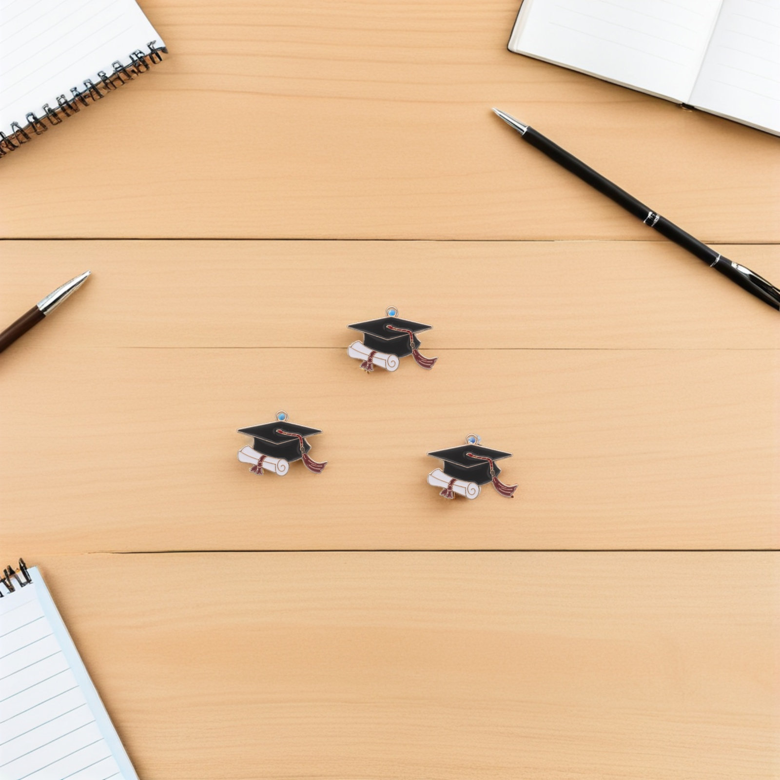 50Pcs Graduation Cap Charms Al - огляд і ціна Jewelry Making Diploma