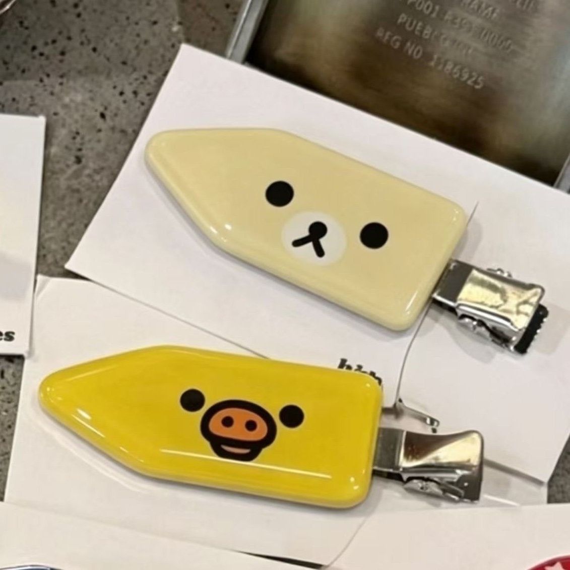 INS Bear Hair Clips Kiiroitori - огляд і ціна Jewelry Making Adults