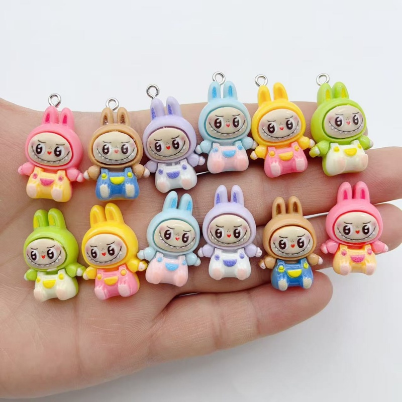 10Pcs Kawaii Rabbit Strawberry - огляд і ціна Jewelry Making Earrings