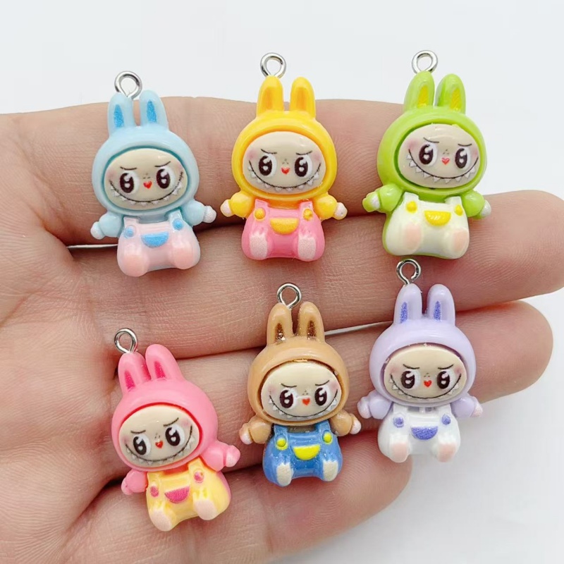 10Pcs Kawaii Rabbit Strawberry - огляд і ціна Jewelry Making Earrings