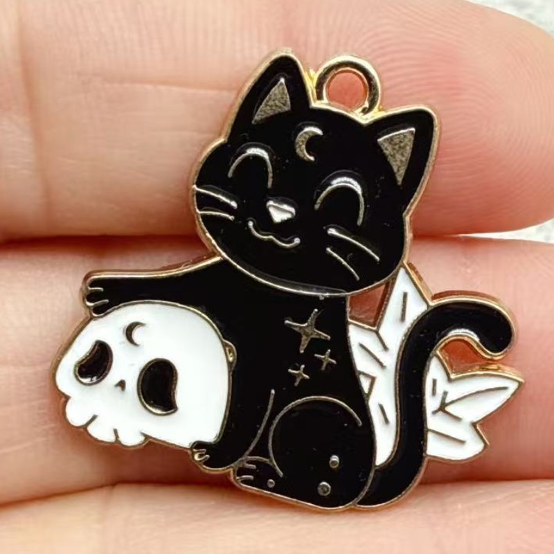 10pcs Original Alloy Enamel Bl - огляд і ціна Jewelry Making Earrings