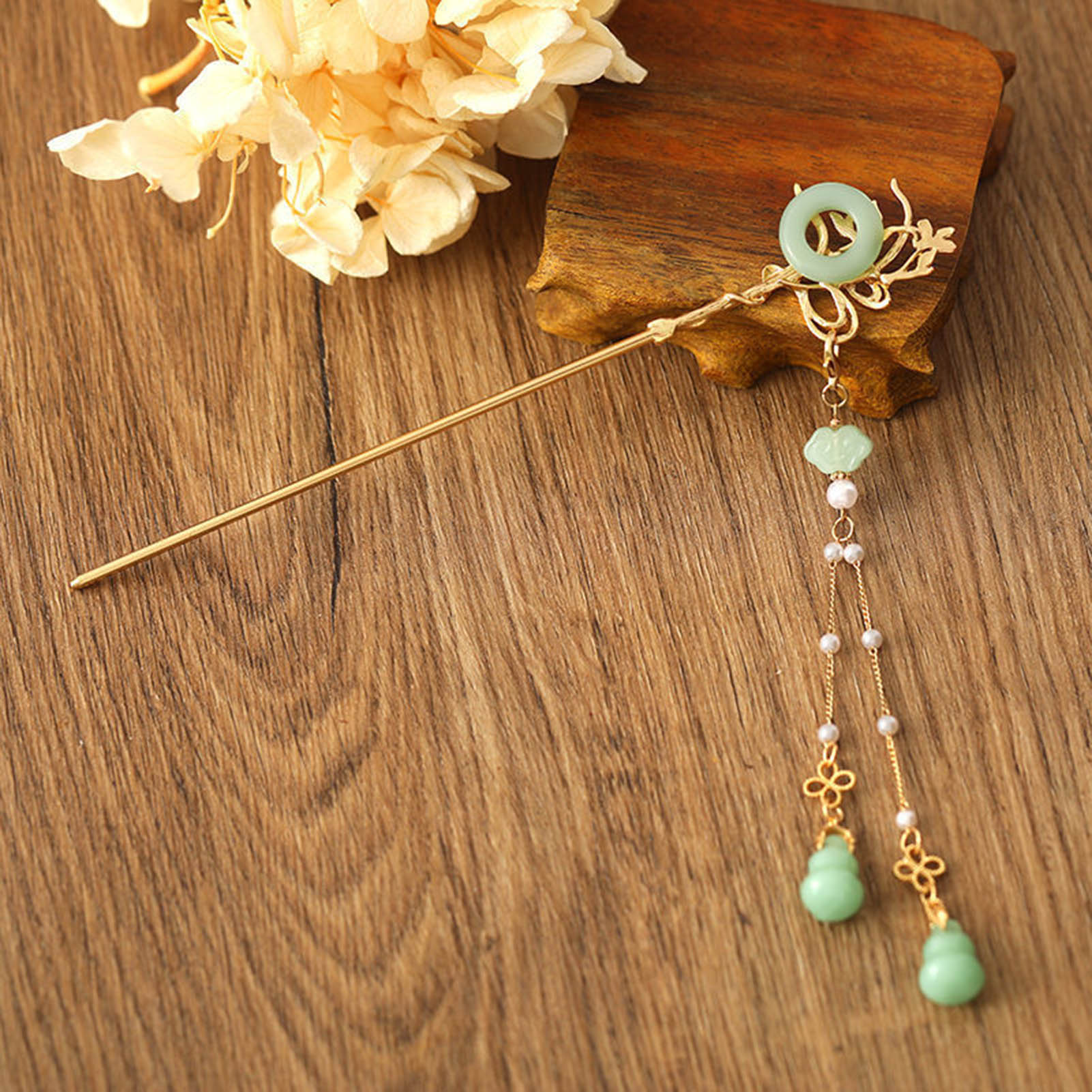Chinese Style Glass Hairpin Fo - огляд і ціна Jewelry Making Adults