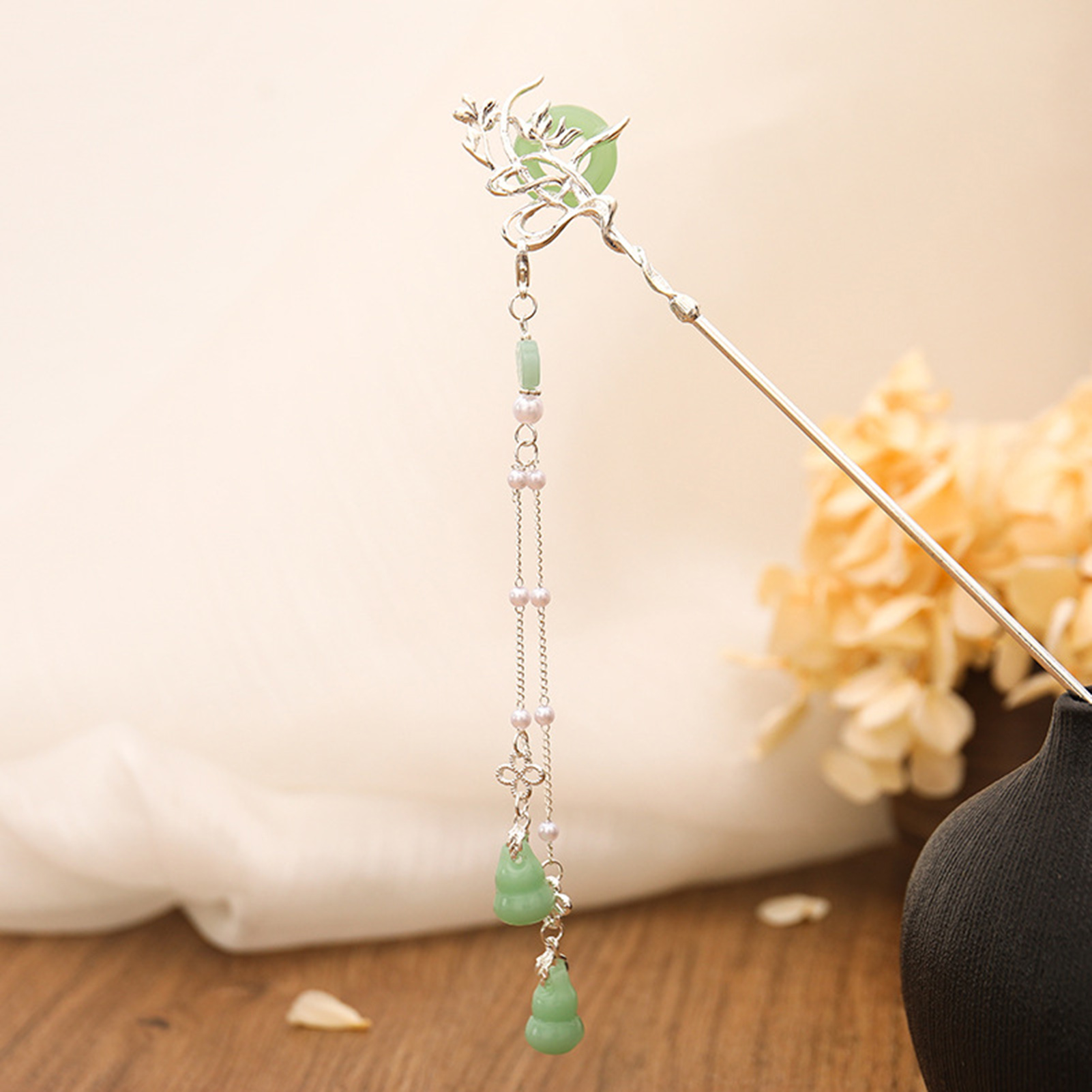 Chinese Style Glass Hairpin Fo - огляд і ціна Jewelry Making Adults
