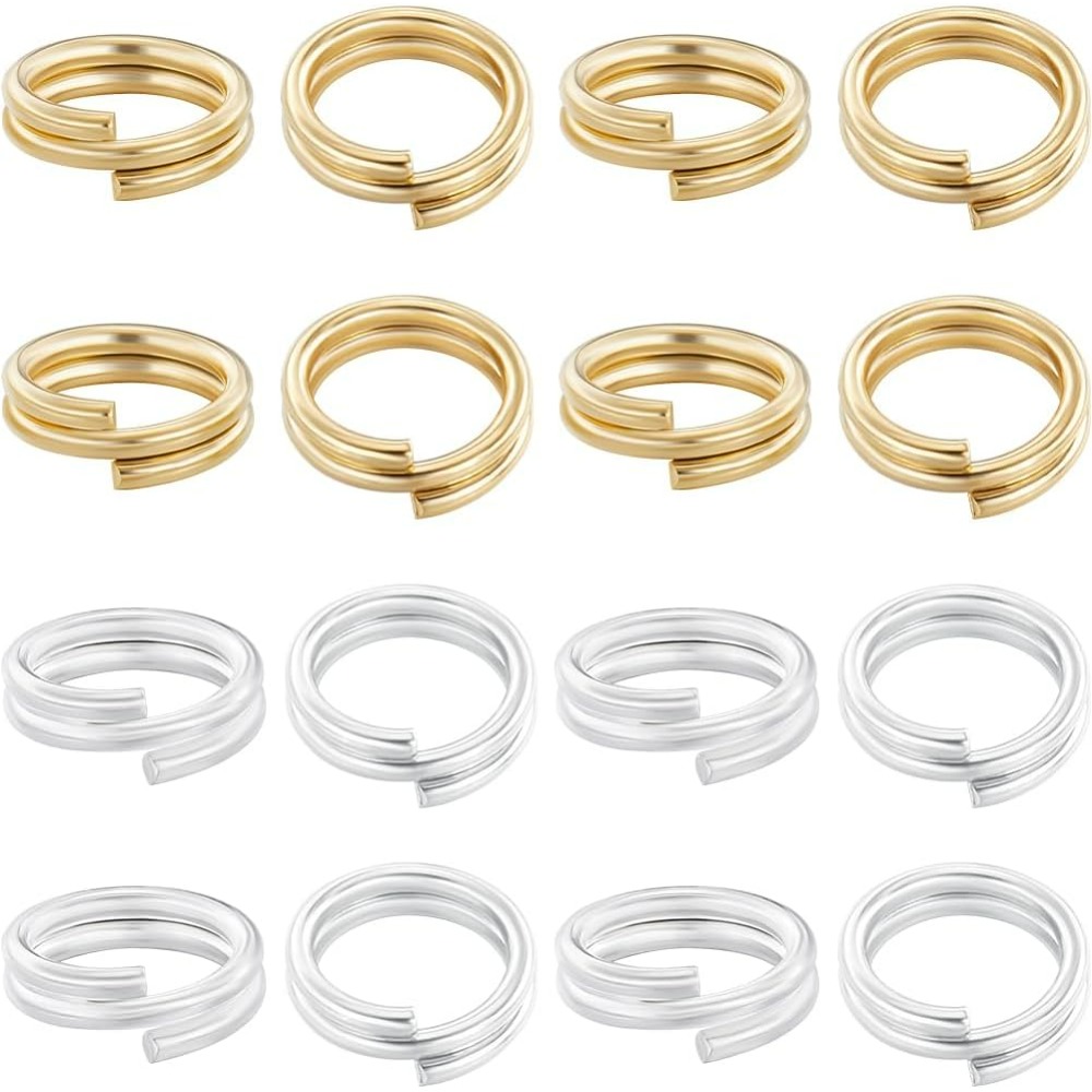 1 Box 80Pcs Split Jump Ring 24 - огляд і ціна Jewelry Making Jump Rings