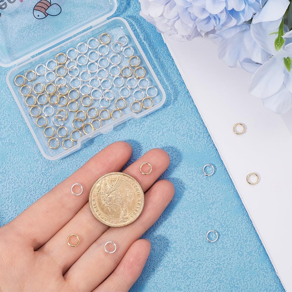 1 Box 80Pcs Split Jump Ring 24 - огляд і ціна Jewelry Making Jump Rings