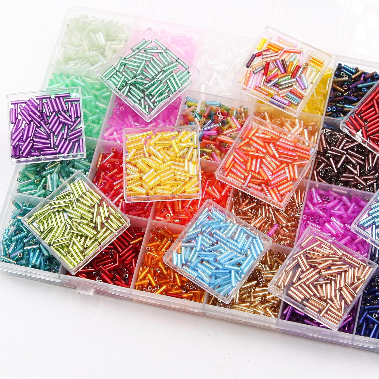 About 6720Pcs/Box 7mm 28 Color - огляд і ціна Seed Bead Tube