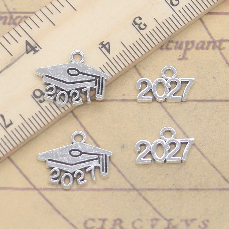 30pcs Charms 2027 Graduation C - огляд і ціна Jewelry Making Diploma