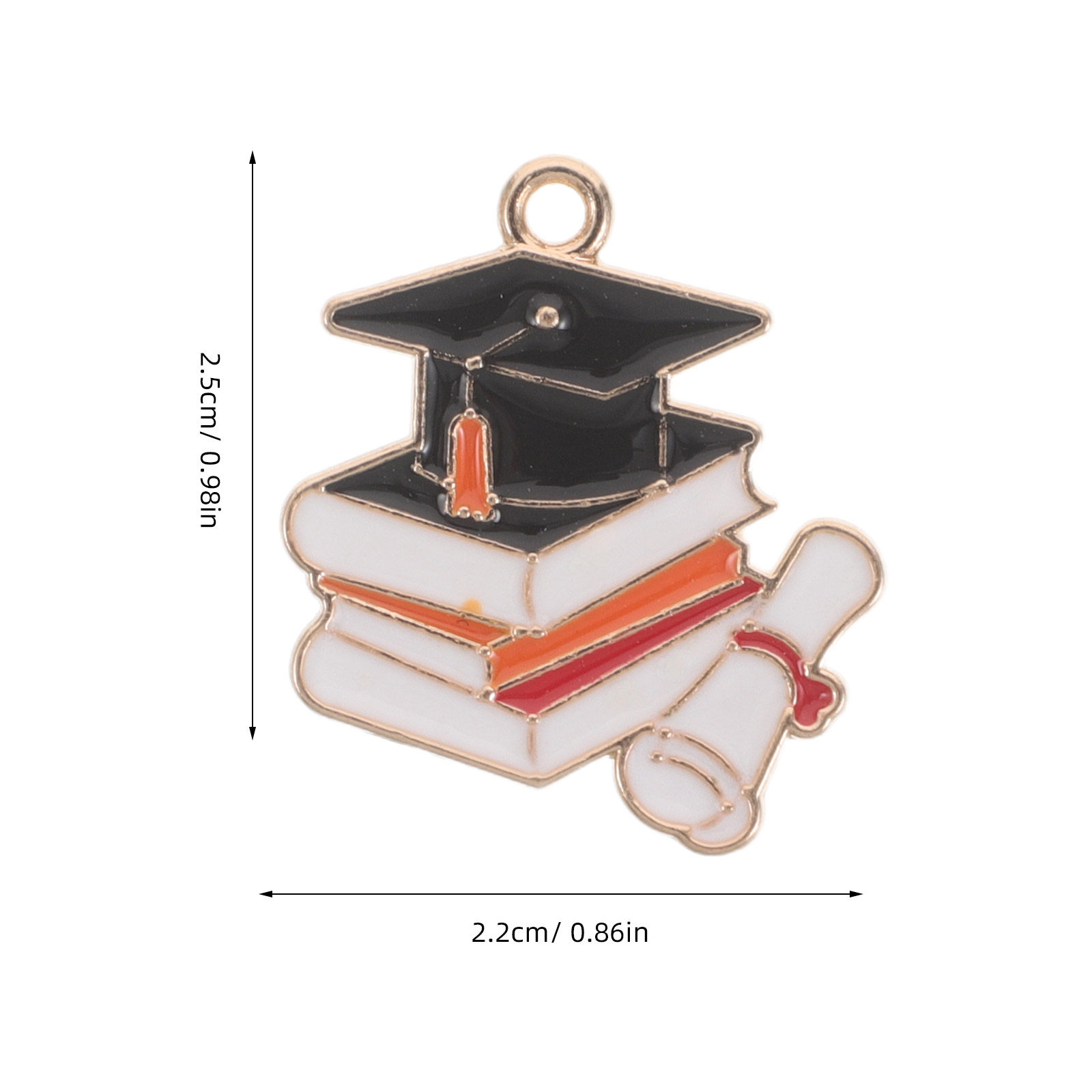 50Pcs Graduation Cap Pendants  - огляд і ціна Jewelry Making Diploma