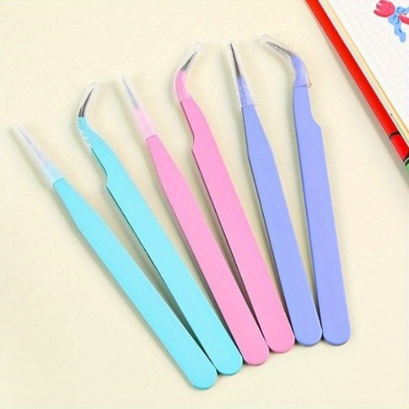 6pcs Tweezers Set - Angle and  - огляд і ціна Jewelry Making Workshop