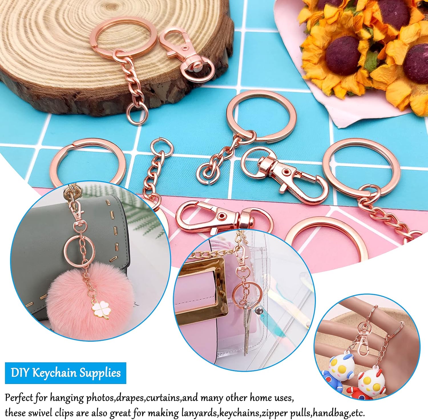 15/30 Set Swivel Lobster Clasp - огляд і ціна Jewelry Making Jump Rings