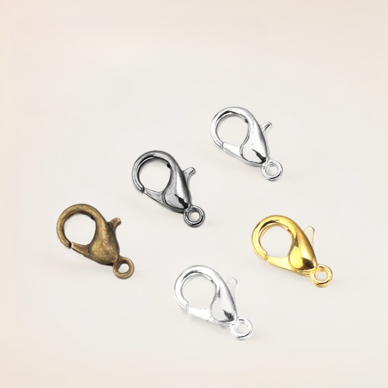 100pcs 9 12 14mm Zinc Alloy Lo - огляд і ціна Jewelry Making Metal