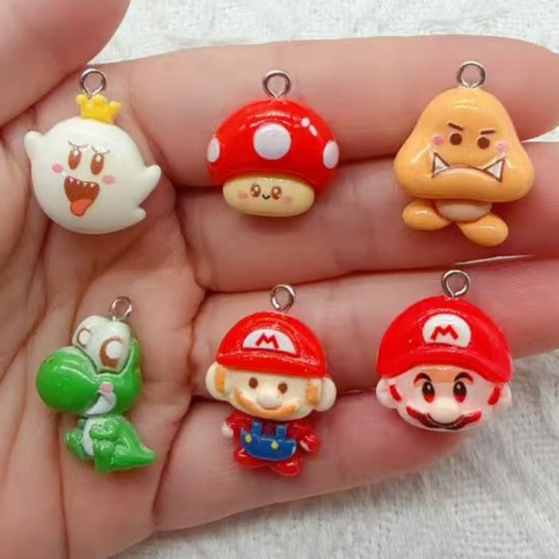 10pcs resin cartoon pendant, D - огляд і ціна Jewelry Making Earrings
