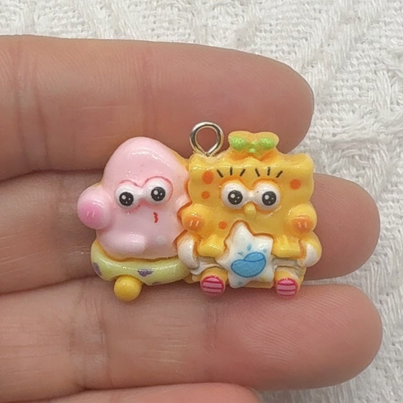 10pcs cartoon resin pendant, D - огляд і ціна Jewelry Making Earrings