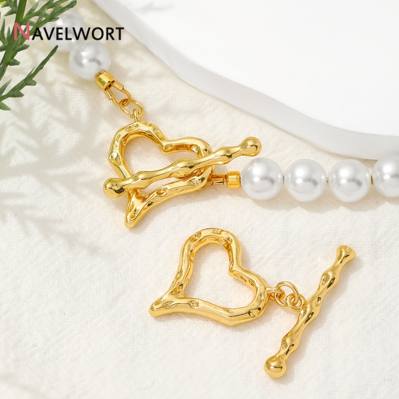 18K Gold Plated Heart Shape OT - огляд і ціна Jewelry Making Metal