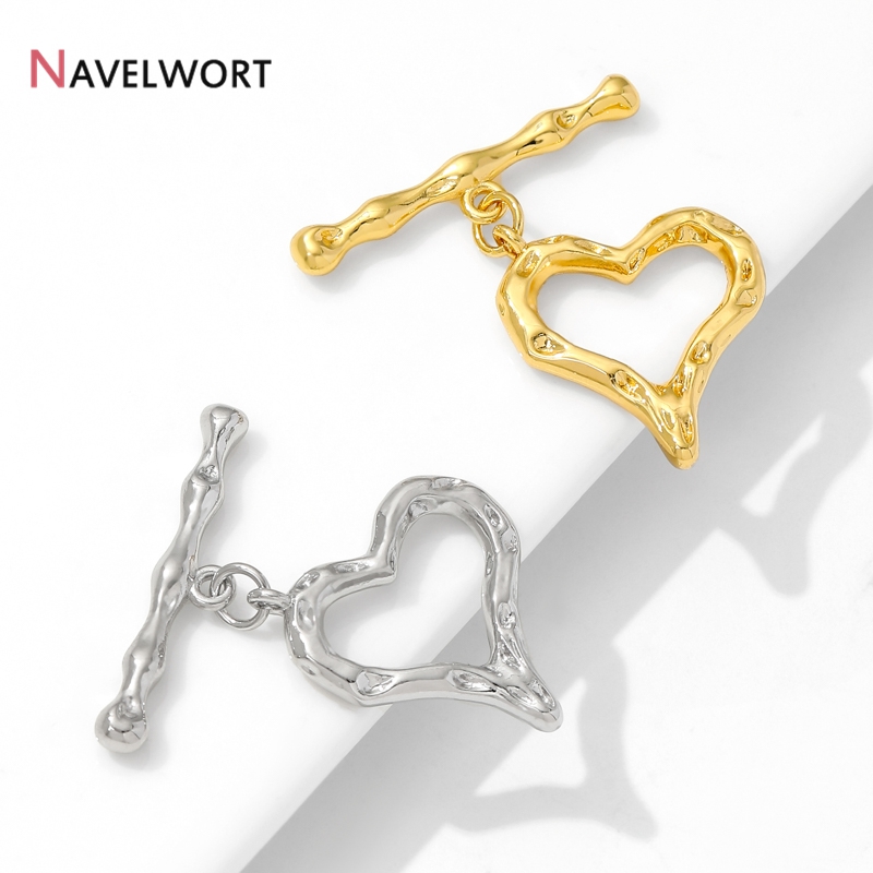 18K Gold Plated Heart Shape OT - огляд і ціна Jewelry Making Metal