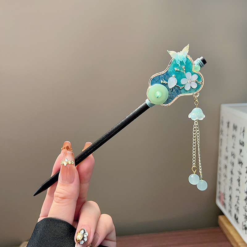 Classic Tassel Hair Stick Blac - огляд і ціна Jewelry Making Adults