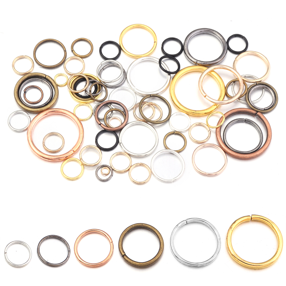 50-200Pcs/Lot 3-20mm Single Lo - огляд і ціна Jewelry Making Jump Rings