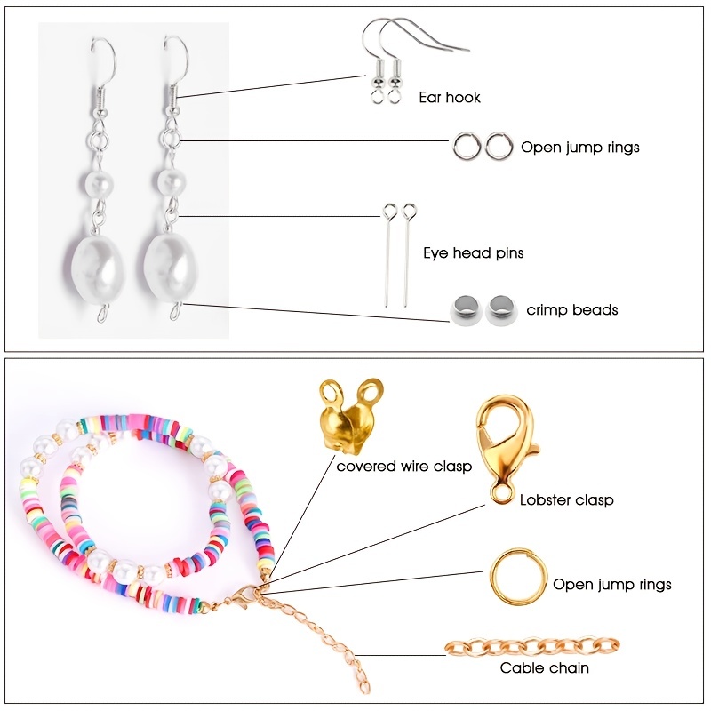 1420pcs 1box Jewelry Findings  - огляд і ціна Jewelry Making Jump Rings