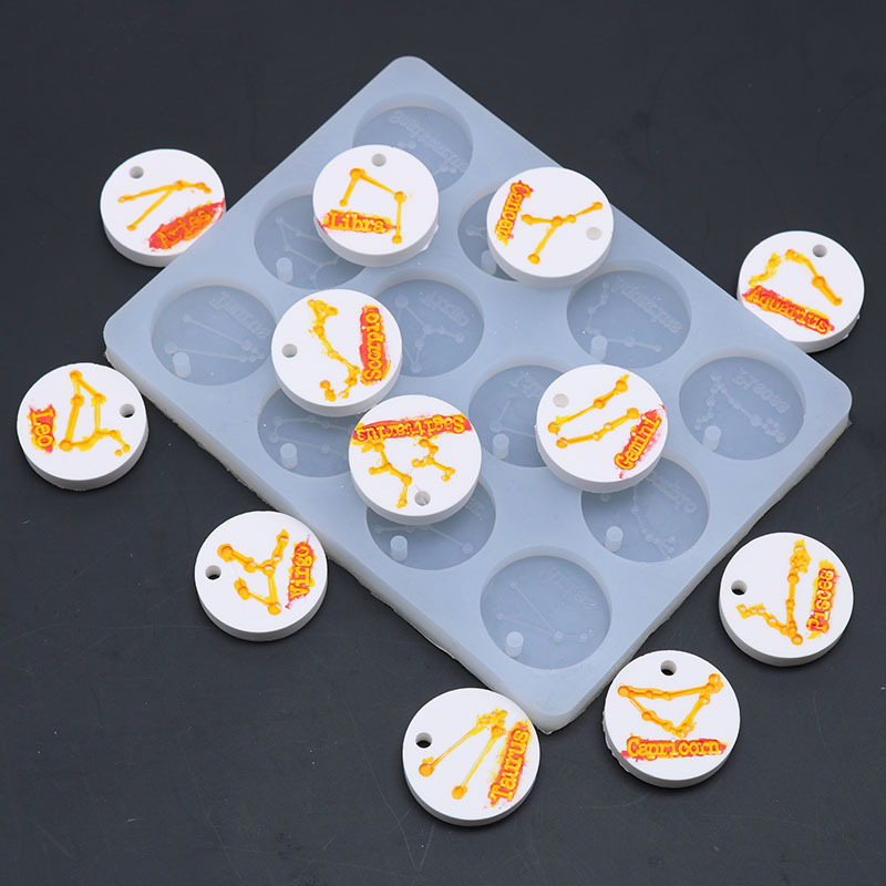 12 Holes Constellation Pendant - огляд і ціна Jewelry Making Mold