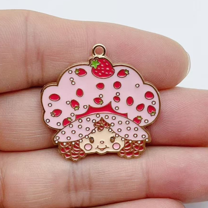 10pcs Cute Little Girl Enamel  - огляд і ціна Jewelry Making Earrings