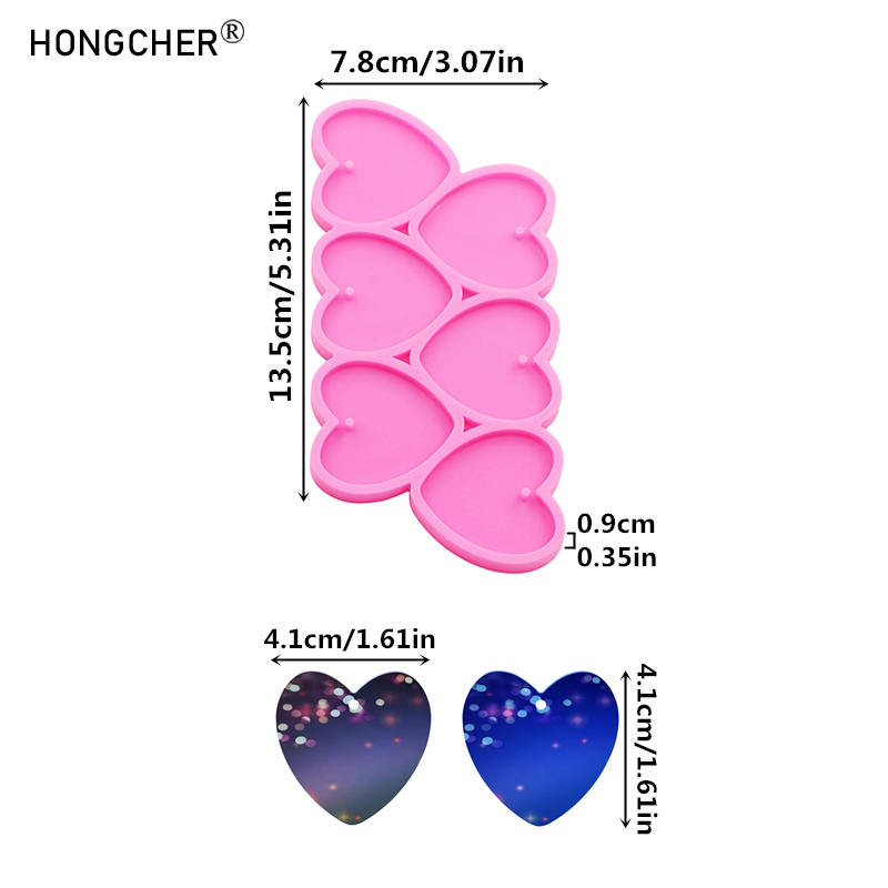 Shiny Mirror Love Epoxy Resin  - огляд і ціна Jewelry Making Mold