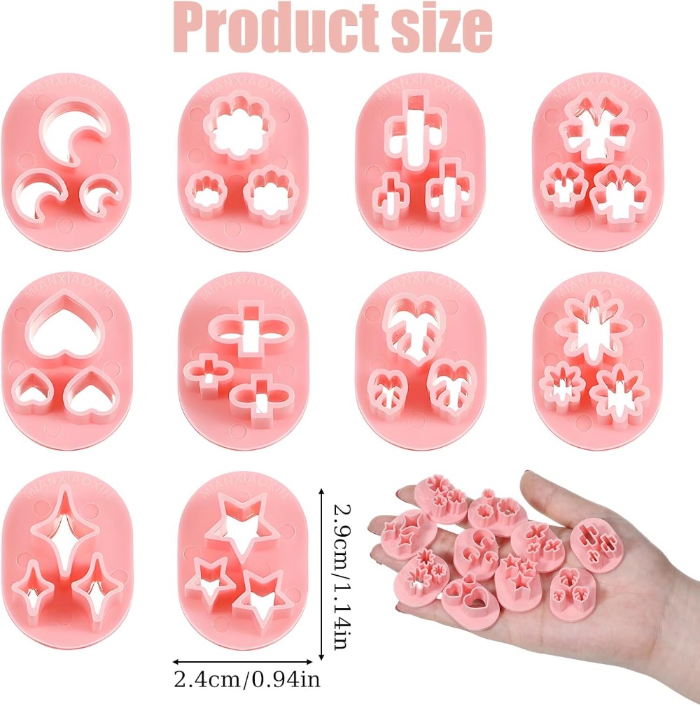 10 Pcs Polymer Clay Cutters, F - огляд і ціна Jewelry Making Mold