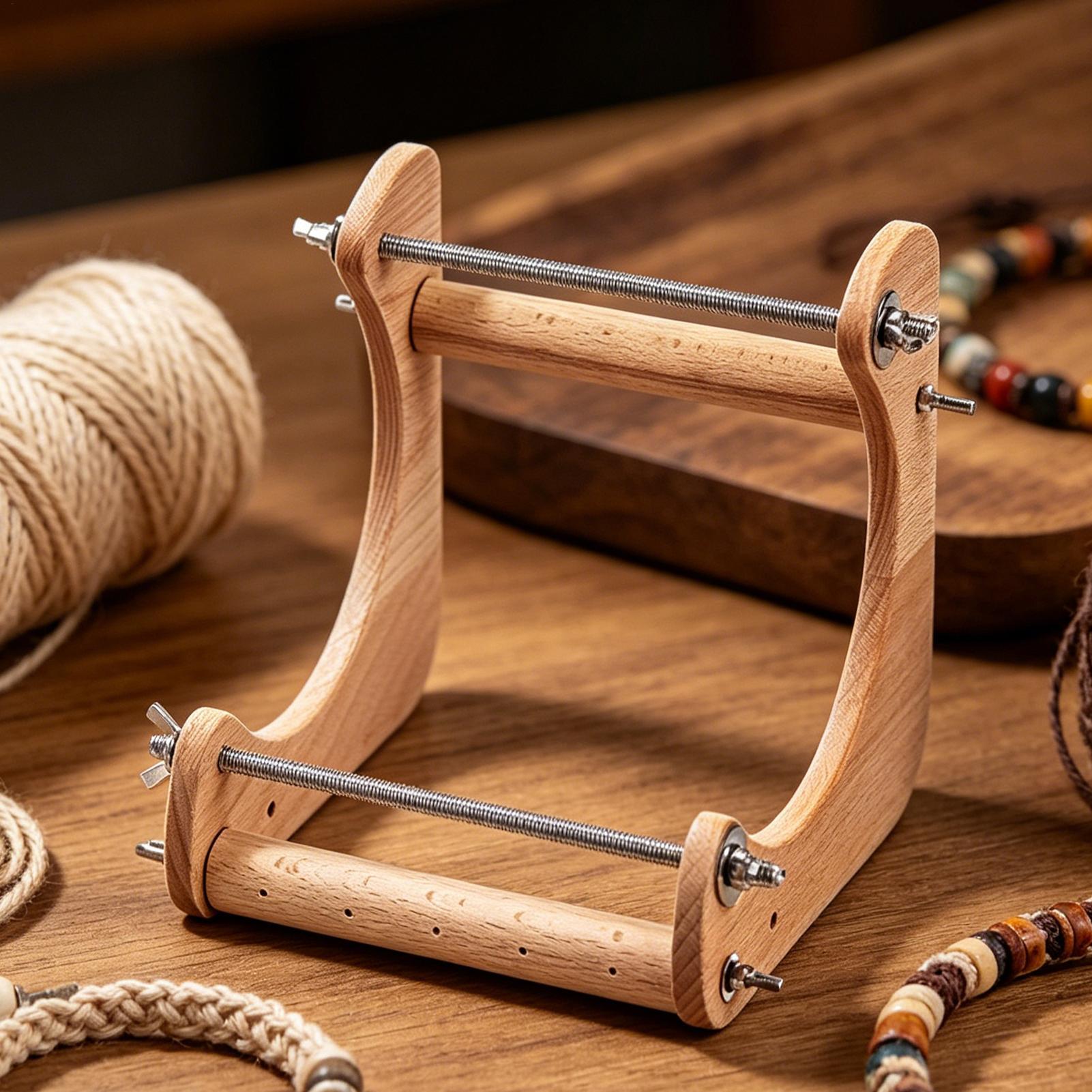 1pc Wood Beading Loom Adjustab - огляд і ціна Jewelry Making Workshop