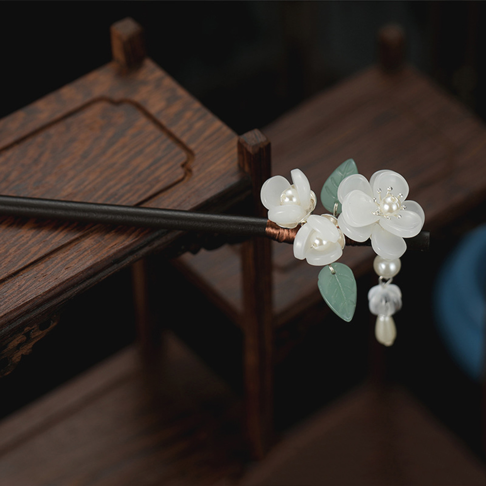 Retro Flower Hairpin With Pear - огляд і ціна Jewelry Making Adults