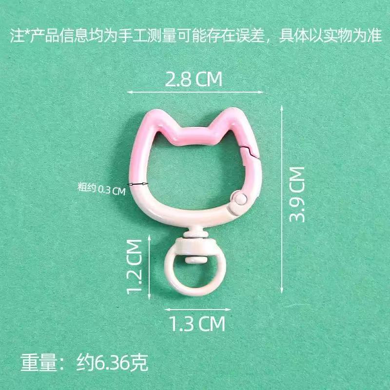 5-10PCS Gradient Cute Cat Clas - огляд і ціна Jewelry Making Metal
